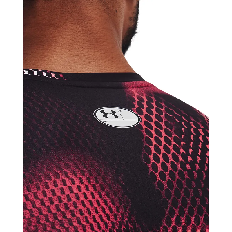 Under Armour Men's UA Iso-Chill Compression Printed Long Sleeve Black-5
